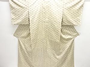 麻の葉模様織り出し西陣お召着物